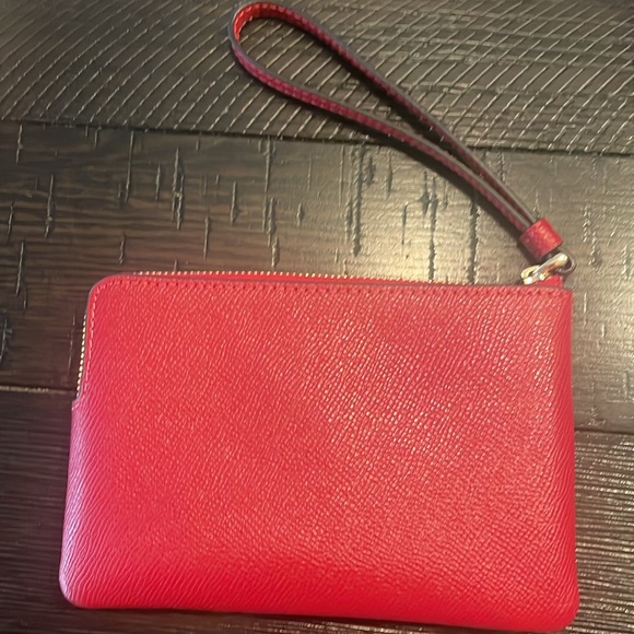 Red Coach wristlet - Picture 3 of 3